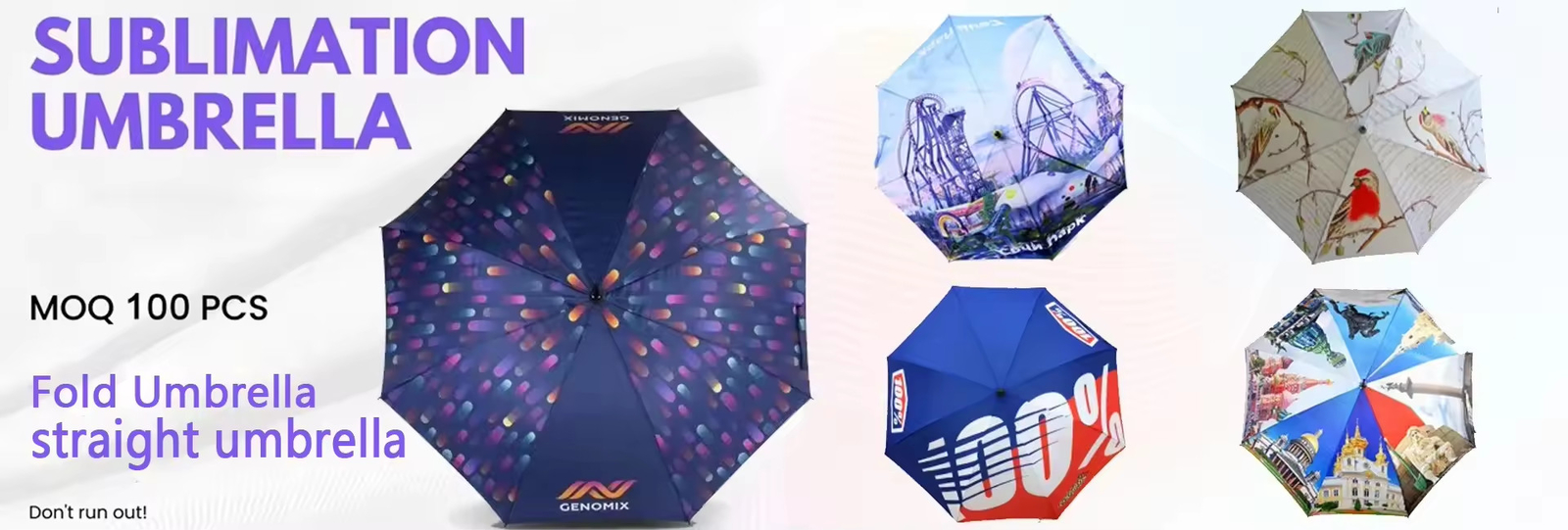 Um guarda-chuva de entrega rápida