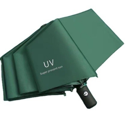 Impressão personalizada Um guarda-chuva triplo para proteção solar e chuva em estilo minimalista