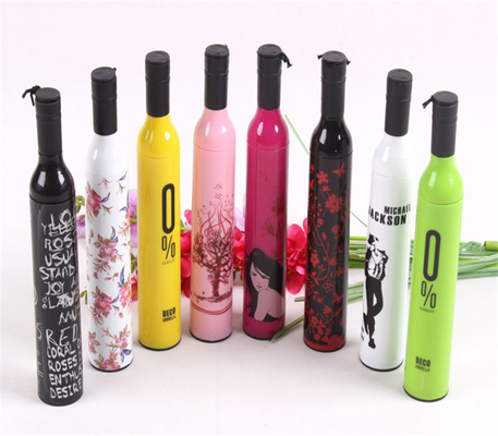 Viagem Ocasião 8K 21 polegadas guarda-chuva dobrável com garrafa de vinho Publicidade Impressão Design