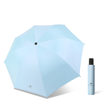 X302 Paraguas de viagem preto impermeável e UV Proof Coating 8k Market Paraguas para chuva