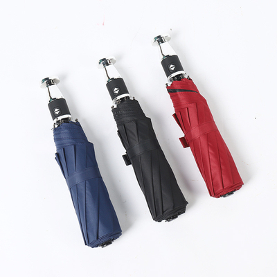 X308 Um guarda-chuva à prova de vento com design de alta costura e tecido de poliéster 190T