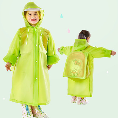 EVA Custom Kids impermeável casaco de chuva para crianças Temporada de chuva guarda-chuva Gênero meninas