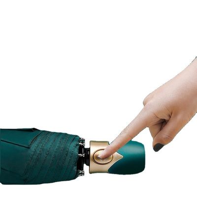 Estilo de design minimalista Automático Triple Fold Paraguas para Publicidade Impressão de logotipo