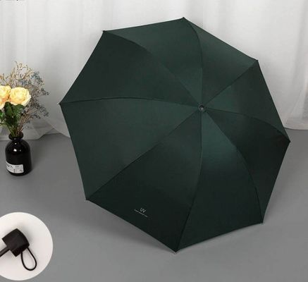 Estilo de Design Minimalista Automático Três Dobras Dez Ossos Dobráveis Sol Guarda-chuva à prova de vento