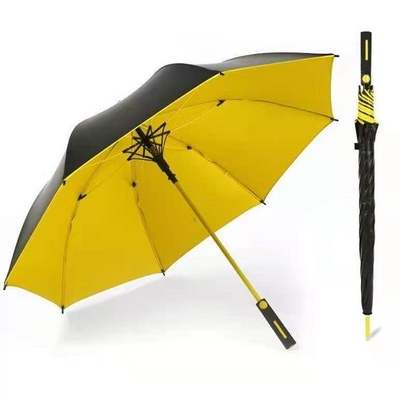 Logotipo personalizado guarda-chuva de golfe à prova de vento com tecido de nylon 190T e tamanho 8k 27inch