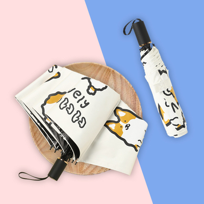 O presente publicitário feminino dobrável para todos em uma função e proteção UV do eixo metálico