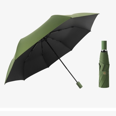 97cm de diâmetro aberto Vinyl Coating guarda-chuva com 8 costelas de fibra de vidro e proteção UV
