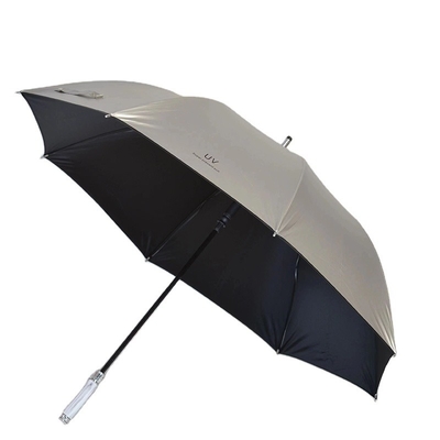 Semi-automático 27 polegadas 8k guarda-chuva de golfe para chuva Impermeável Titânio guarda-chuva de prata