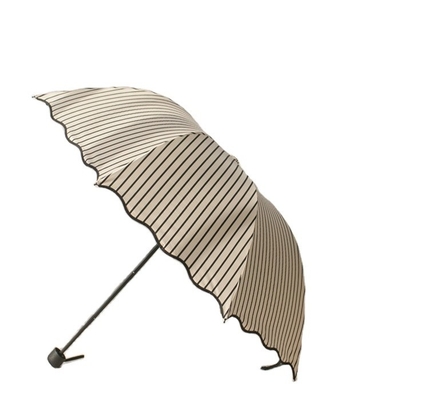 Agile Supply Chain UV resistente ao vento Bloco 3Fold Compacto guarda-chuva Logotipo personalizado Impresso