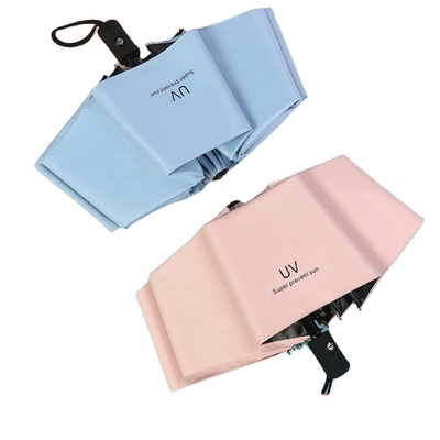 3 guarda-chuva automática de viagem dobrável com impressão personalizada e logotipo do cliente