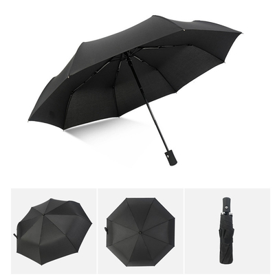 Função dobrável guarda-chuva de viagem à prova de vento com opções de tecido e cores personalizáveis