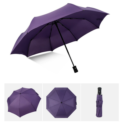 Função dobrável guarda-chuva de viagem à prova de vento com opções de tecido e cores personalizáveis
