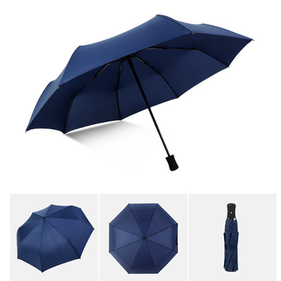 Função dobrável guarda-chuva de viagem à prova de vento com opções de tecido e cores personalizáveis