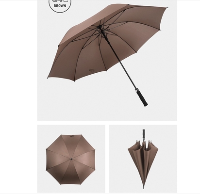 Lojas de departamentos Comprador comercial Impressão personalizada LOGO Semi-automático Guarda-chuva de golfe