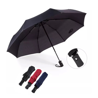 Homens e mulheres de negócios guarda-chuva automaticamente dobrável com publicidade de presente personalizada