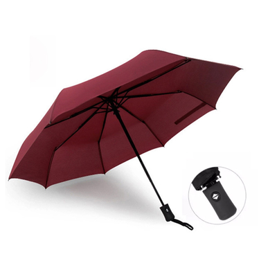 Homens e mulheres de negócios guarda-chuva automaticamente dobrável com publicidade de presente personalizada