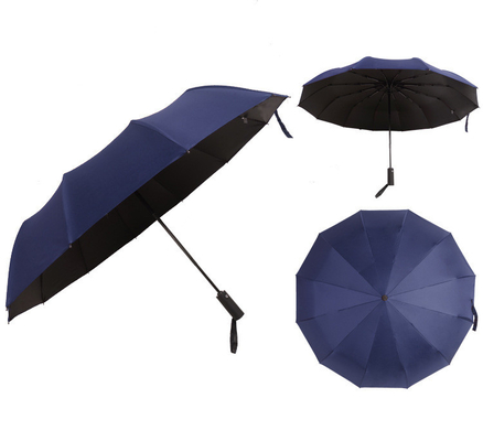 12K BSCI Promoções Moda Sombrinha Dobragem guarda-chuva com tamanho e cor de logotipo personalizado