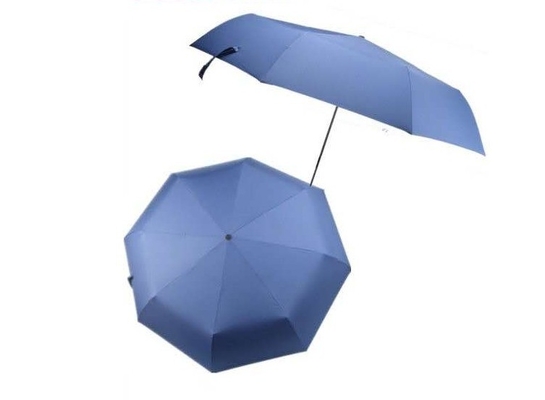 Poliéster luz LED guarda-chuva dobrável para adultos abertura e fechamento automático