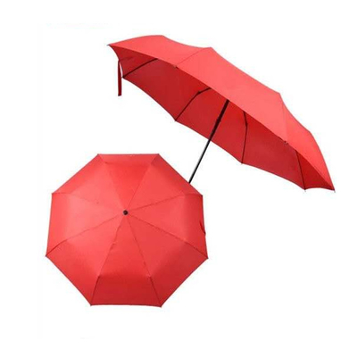 Poliéster luz LED guarda-chuva dobrável para adultos abertura e fechamento automático