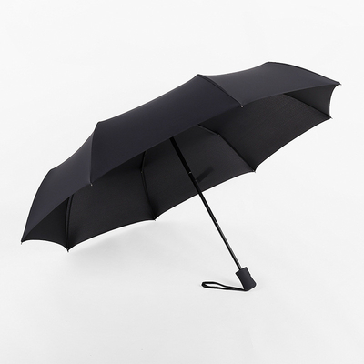 X305 Plena Automática UV guarda-chuva Preto Proteção de Vinil Sol chuva Dual- guarda-chuva