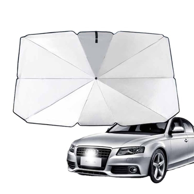 Para-brisa de carro guarda-sol guarda-chuva UV dobrável guarda-chuva com tecido de nylon 190T