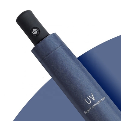 Logotipo personalizado 8K 21 polegadas Totalmente automático guarda-chuvas dobráveis para promoção de verão