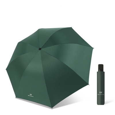Custo de amostra grátis Promoção de estoque Proteção solar de mão aberta Guarda-chuva UV dobrável