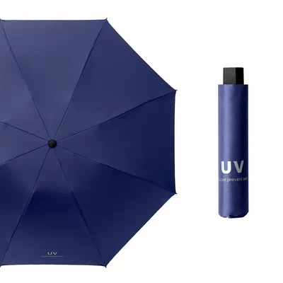 Proteção solar aberta à mão de 21 polegadas para o exterior Um guarda-chuva UV colorido e estilo minimalismo
