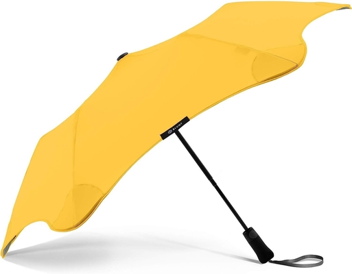 190T Pongee guarda-chuva de viagem 38 polegadas impermeável resistente ao vento com sistema de tensão radial