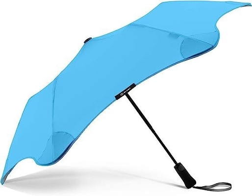 190T Pongee guarda-chuva de viagem 38 polegadas impermeável resistente ao vento com sistema de tensão radial