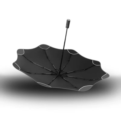 Presentes de negócios guarda-chuva com faixa refletora e material refletor