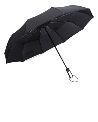 Guarda-chuva de mercado ao ar livre 10k 23inch Windproof Travel Auto guarda-chuva com alça de plástico