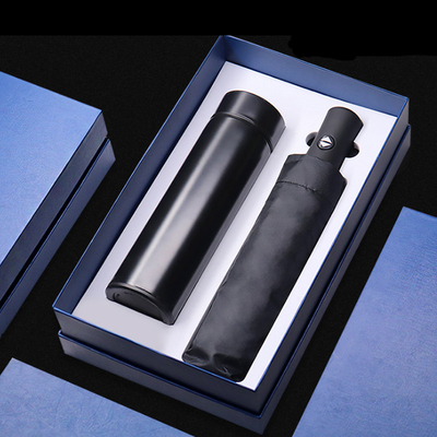 Caldeirão com quadro de aço Thermos Cup e guarda-chuva Set para promoções de publicidade empresarial