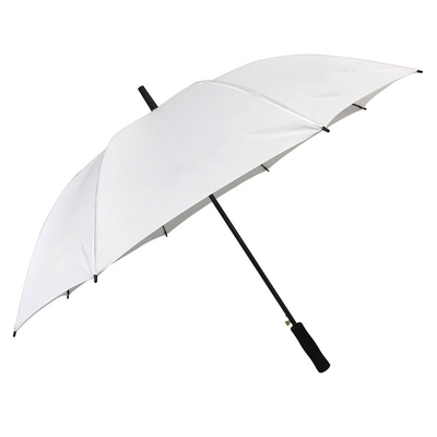 190T Pongee Tecido Material 8K 27 polegadas Direito Branco Outdoor Publicidade Caixa guarda-chuva