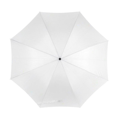 Logotipo de Impressão Personalizada Um guarda-chuva de poliéster branco para publicidade ou presentes e durável