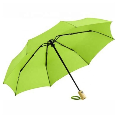 As costelas de fibra de vidro de aço personalizadas guarda-chuva automática RPET com logotipo de impressão personalizado