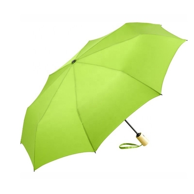 As costelas de fibra de vidro de aço personalizadas guarda-chuva automática RPET com logotipo de impressão personalizado