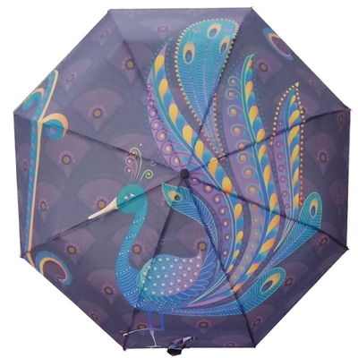Tempestade resistente Automático dobrável senhoras Anti-UV guarda-chuva de sol