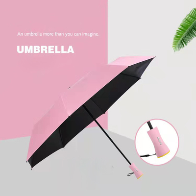 Desenho minimalista Guarda-chuva dobrável totalmente automática com alto-falante Bluetooth recarregável