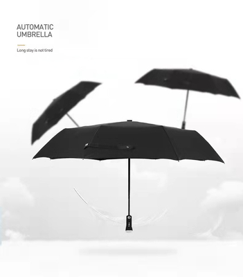 Desenho minimalista Guarda-chuva dobrável totalmente automática com alto-falante Bluetooth recarregável