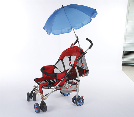 Acessório de carrinho de passeio Um guarda-chuva universal com alça de plástico e painel Pongee de 190T