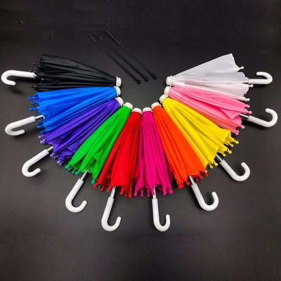 Publicidade Mini guarda-chuva de bolso com padrão reto e design de alça de plástico J