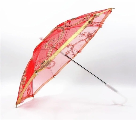 Publicidade Mini guarda-chuva de bolso com padrão reto e design de alça de plástico J