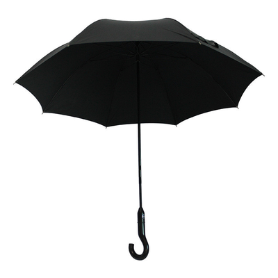 Muleta Bastão de caminhada Manuseio à prova de vento Automático guarda-chuva recta com um clique aberto