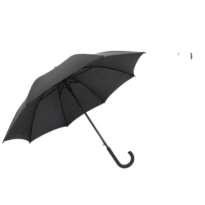 Painel Pongee Publicidade personalizada Automático Aberto chuva guarda-chuva reta com impressão de logotipo