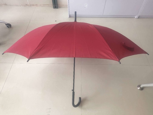 Painel Pongee Publicidade personalizada Automático Aberto chuva guarda-chuva reta com impressão de logotipo