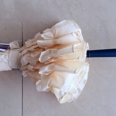 19 polegadas Pagoda Mulher Parasol guarda-chuva de casamento com painel de renda e estilo manual aberto