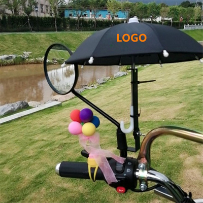 Design minimalista guarda-chuva para motocicleta Proteção solar e chuva para carro elétrico