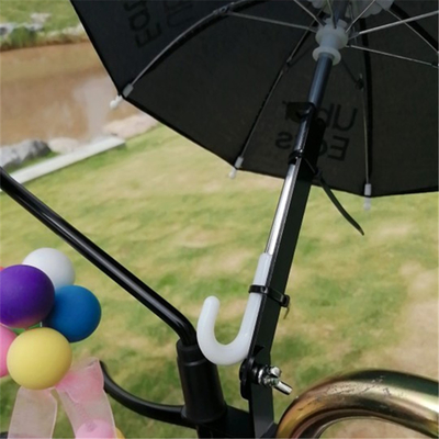 Design minimalista guarda-chuva para motocicleta Proteção solar e chuva para carro elétrico
