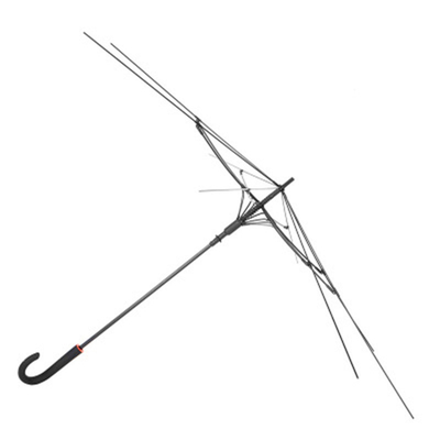 Design minimalista All in 1 8 Quadro de guarda-chuva com cinto de cotovelo reto de fibra de vidro
